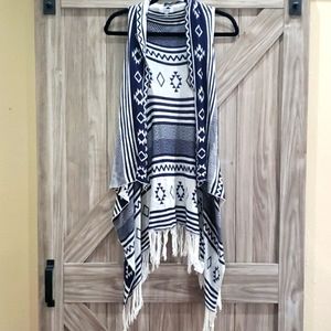 Aztec Fringe Vest